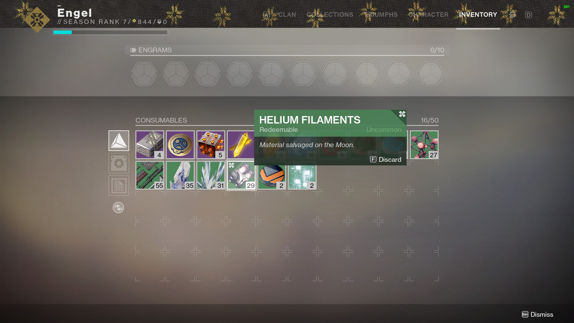Destiny 2: Shadowkeep currencies