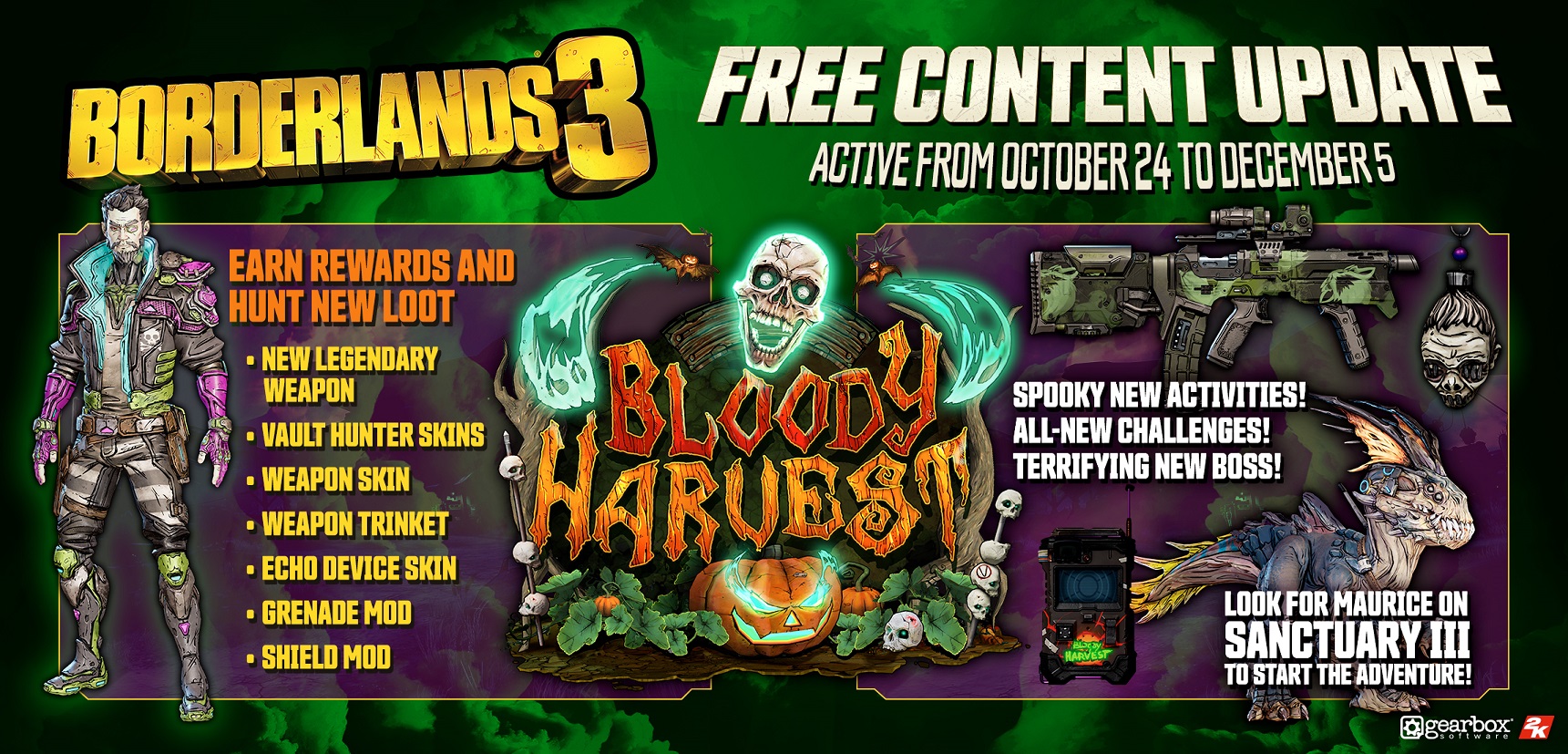 Borderlands 3 Bloody Harvest-trailer