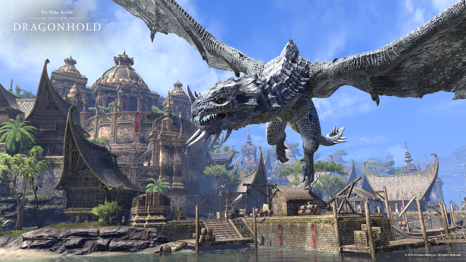 De The Elder Scrolls Online: Dragonhold-trailer heeft draken en duistere magie