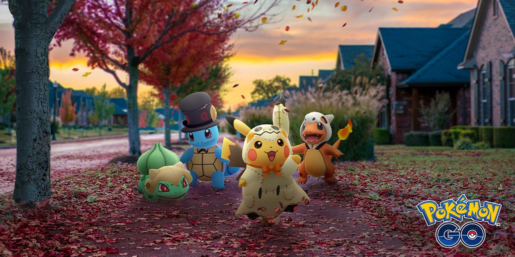 Pokémon GO Halloween-costumes, Costume Pokémon Halloween, Pokémon Halloween Poster 2025, Pokémon GO Halloween 2019, Halloween 2019 Quest-overzicht, Level 1-raids, Pokémon GO-costumes, Halloween 2020 Costumed-Pokémon, Pokémon GO-Halloween Cup, Halloween 2020-event, Halloween 2021-event, Halloween Cup, Shiny Mimikyu Pikachu, Pokémon GO Halloween-map
