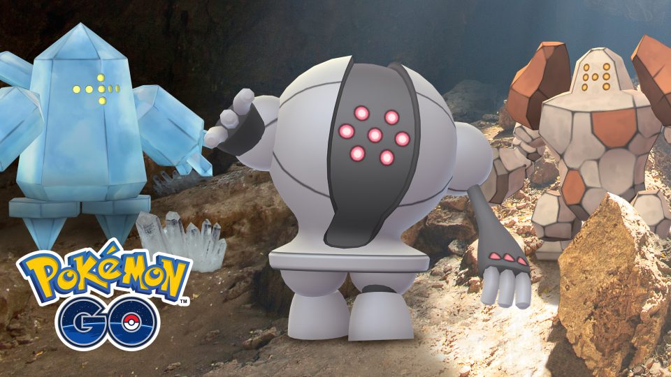 Regirock, Regice en Registeel komen tijdelijk terug naar Pokémon GO