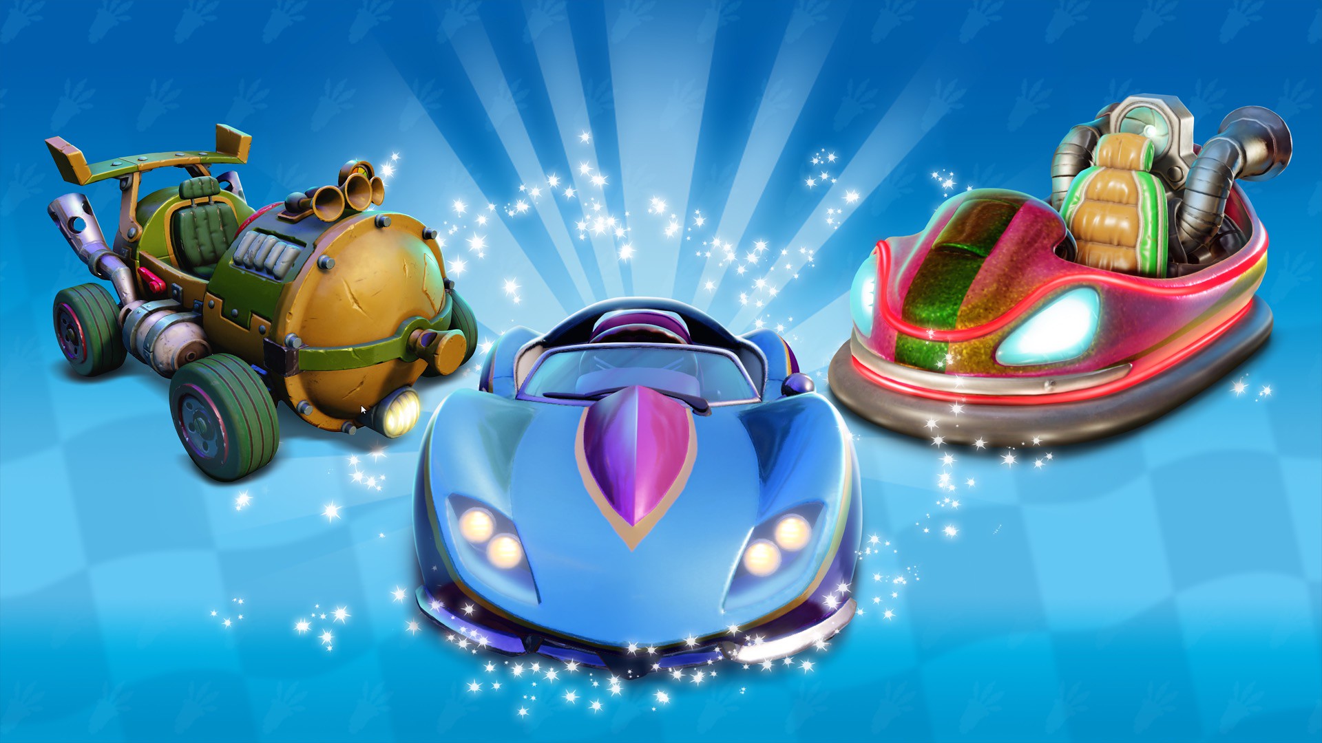 Neon Circus Grand Prix karts
