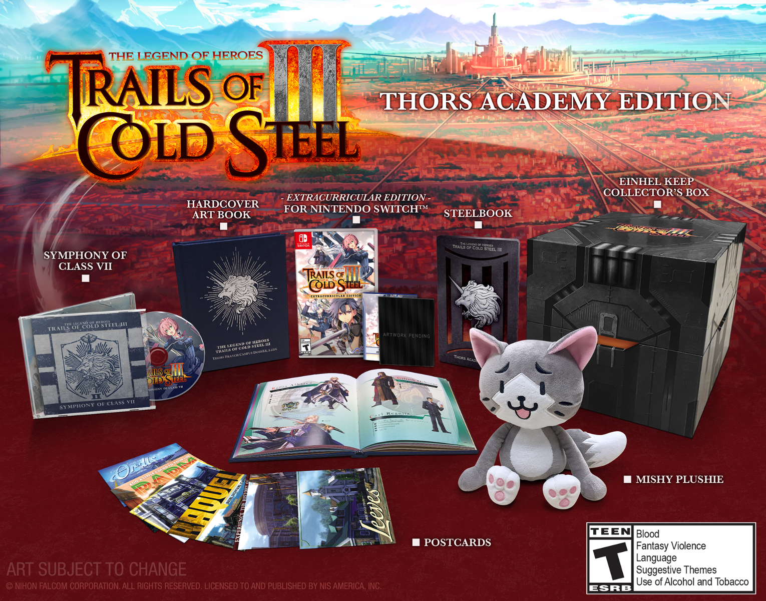 Trails of Cold Steel III Switch Thors Academy Edition