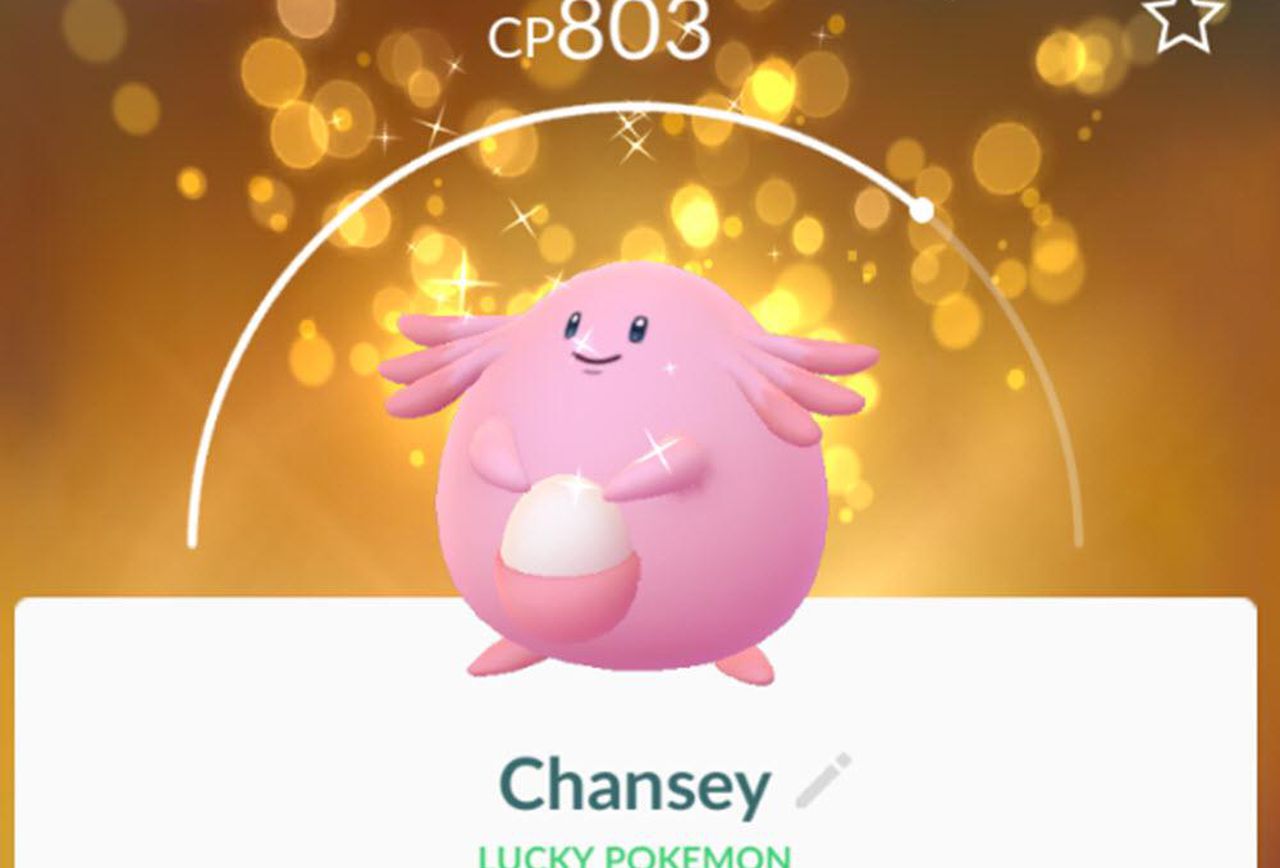 verhoogde Lucky-kansen, lucky-kansen, gegarandeerde Lucky Trades, Lucky-kansen, Level 49 in Pokémon GO
