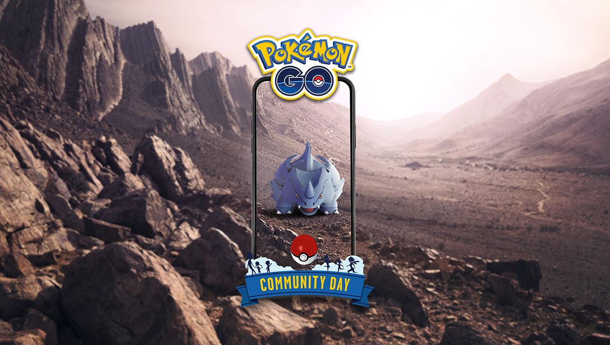 Rhyhorn Pokémon GO-Community Day