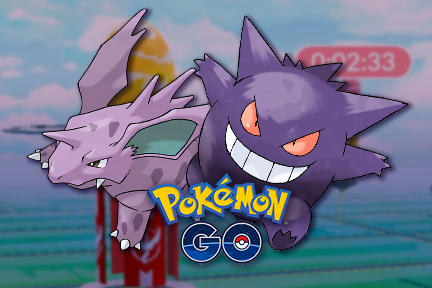 Shiny Nidorino & Gengar-kans lag op gebruikelijke hoogte