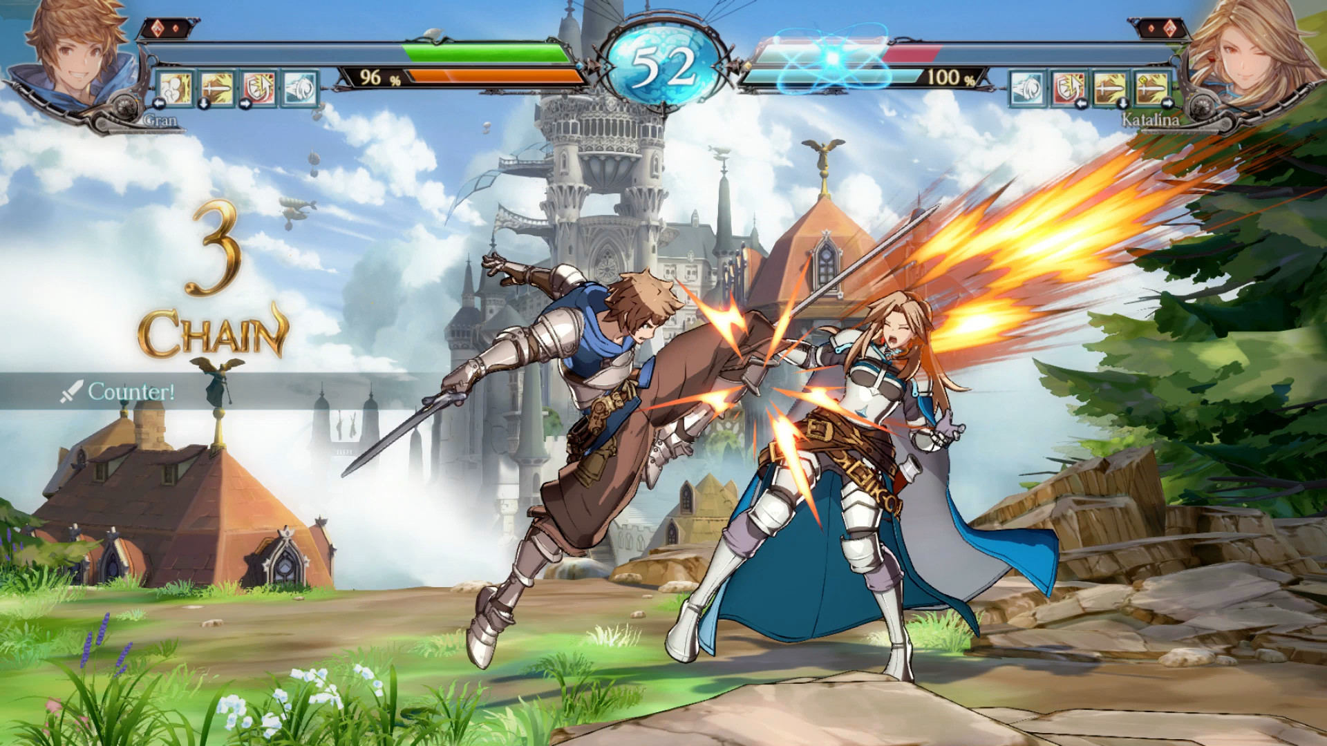 Granblue Fantasy: Versus gameplay