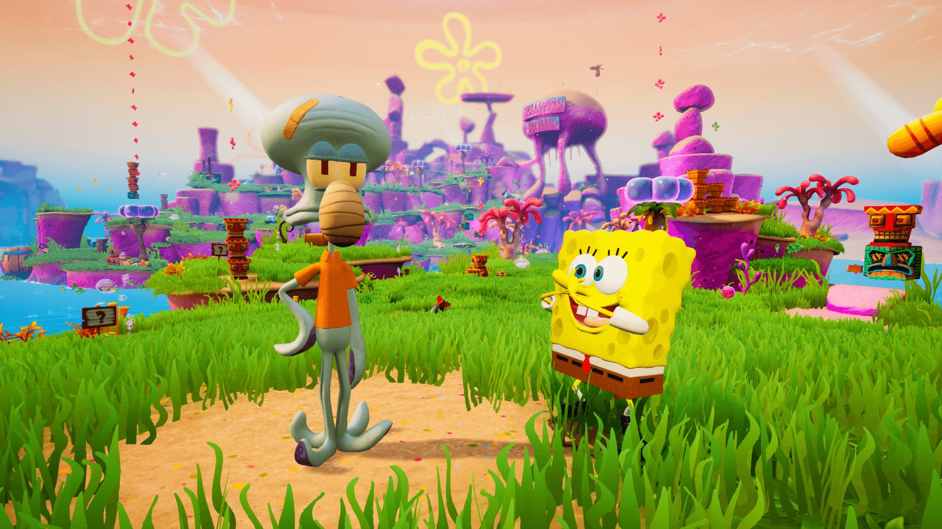 Trailer showt de SpongeBob SquarePants: Battle for Bikini Bottom – Rehydrated-multiplayer