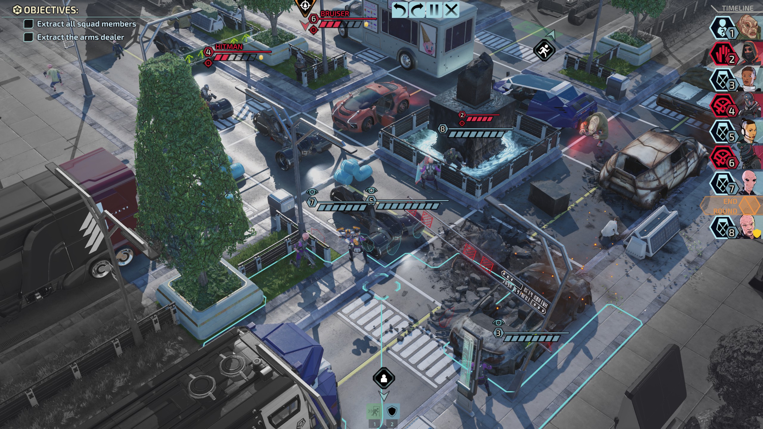XCOM: Chimera Squad gameplay