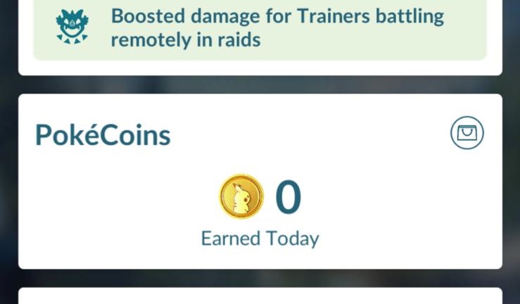 PokéCoin Today View, Returned Today, Today View in Pokémon GO