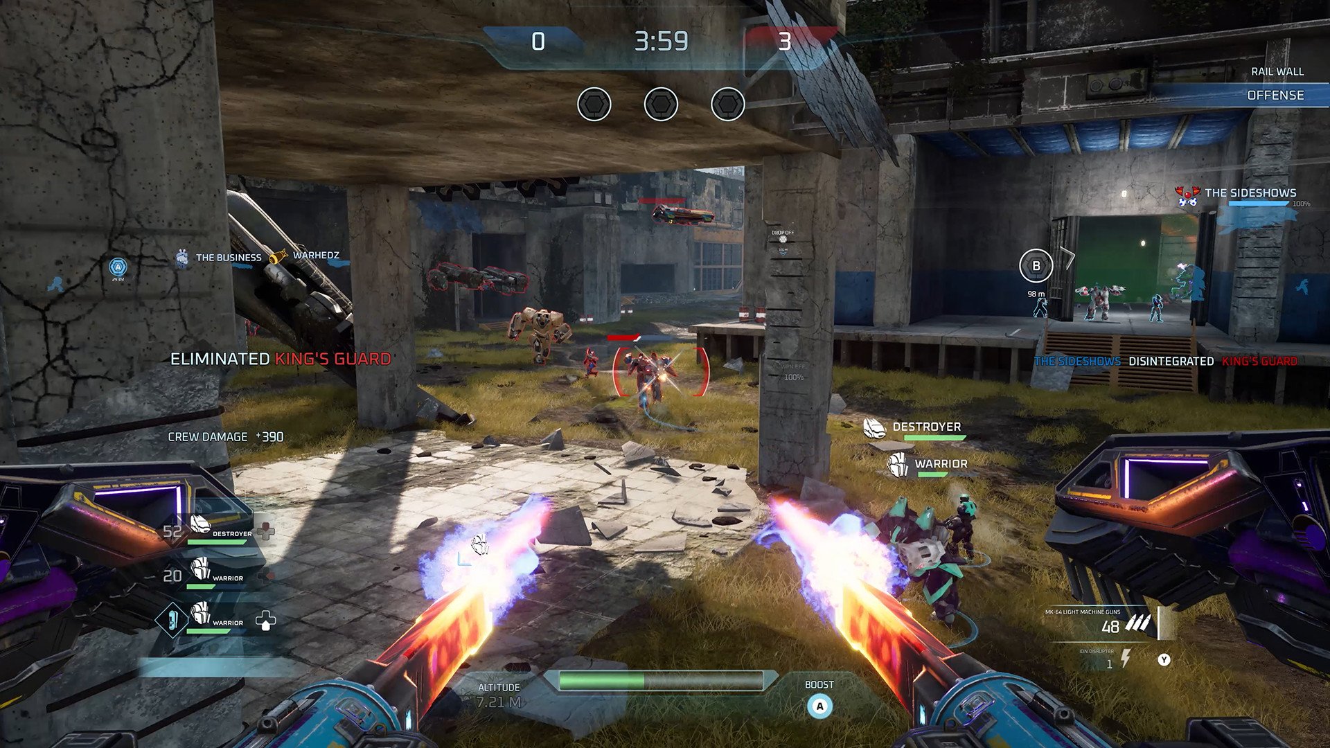 Trailer toont de drie modi van de Disintegration-multiplayer