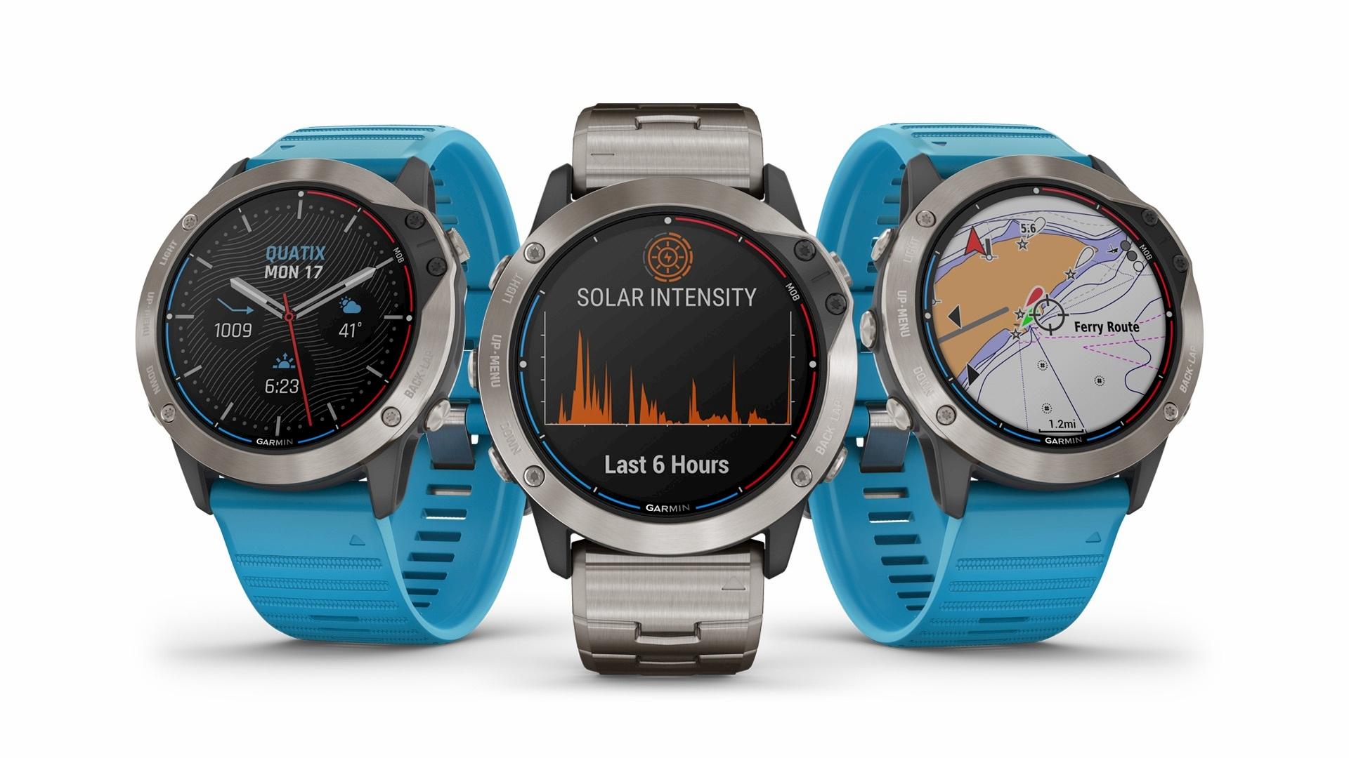 Smartwatch op zonne-energie Garmin Quatix 6X Solar aangekondigd