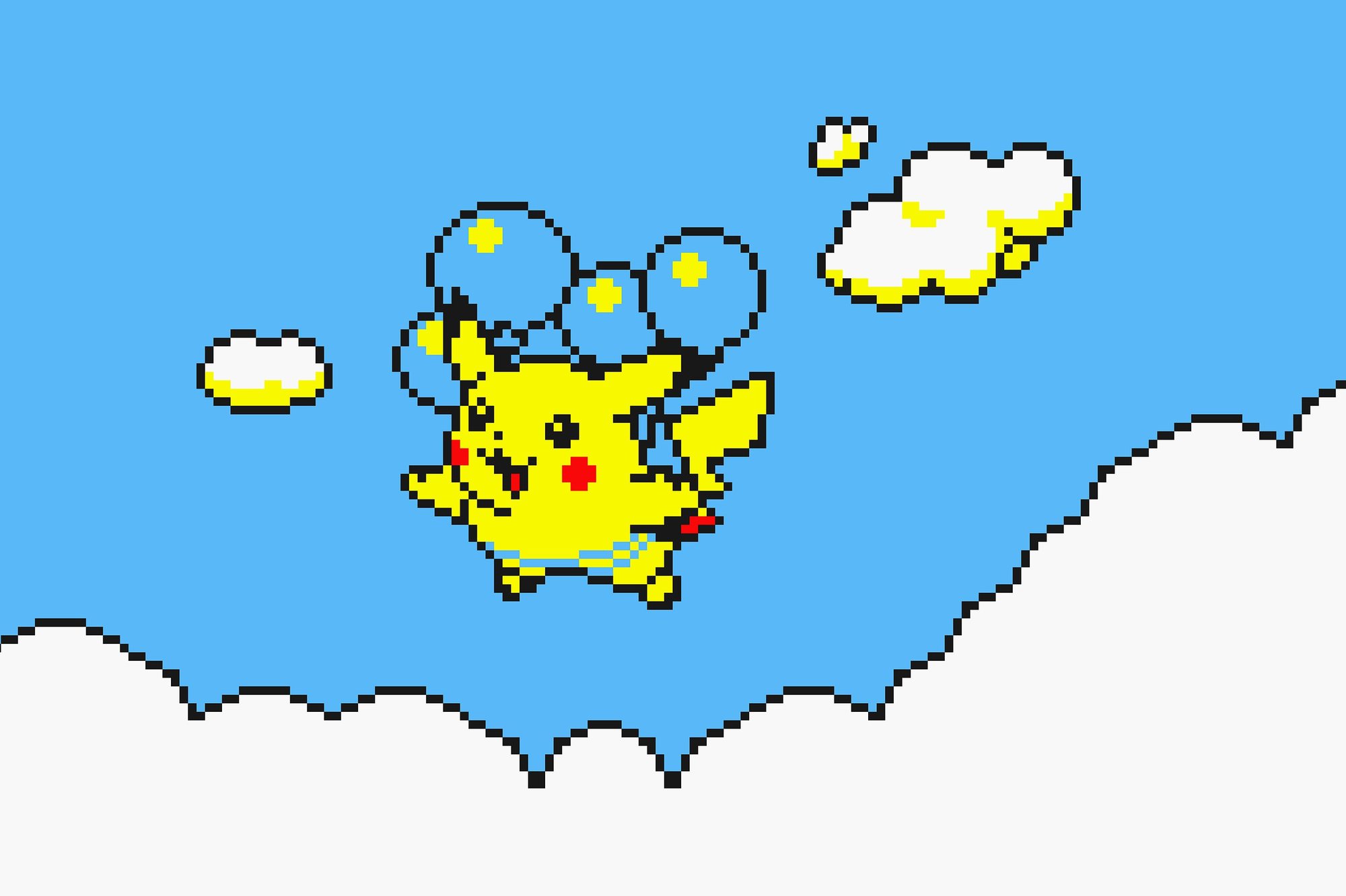 Flying Pikachu is aan de code toegevoegd en heeft daadwerkelijk ballonnen
