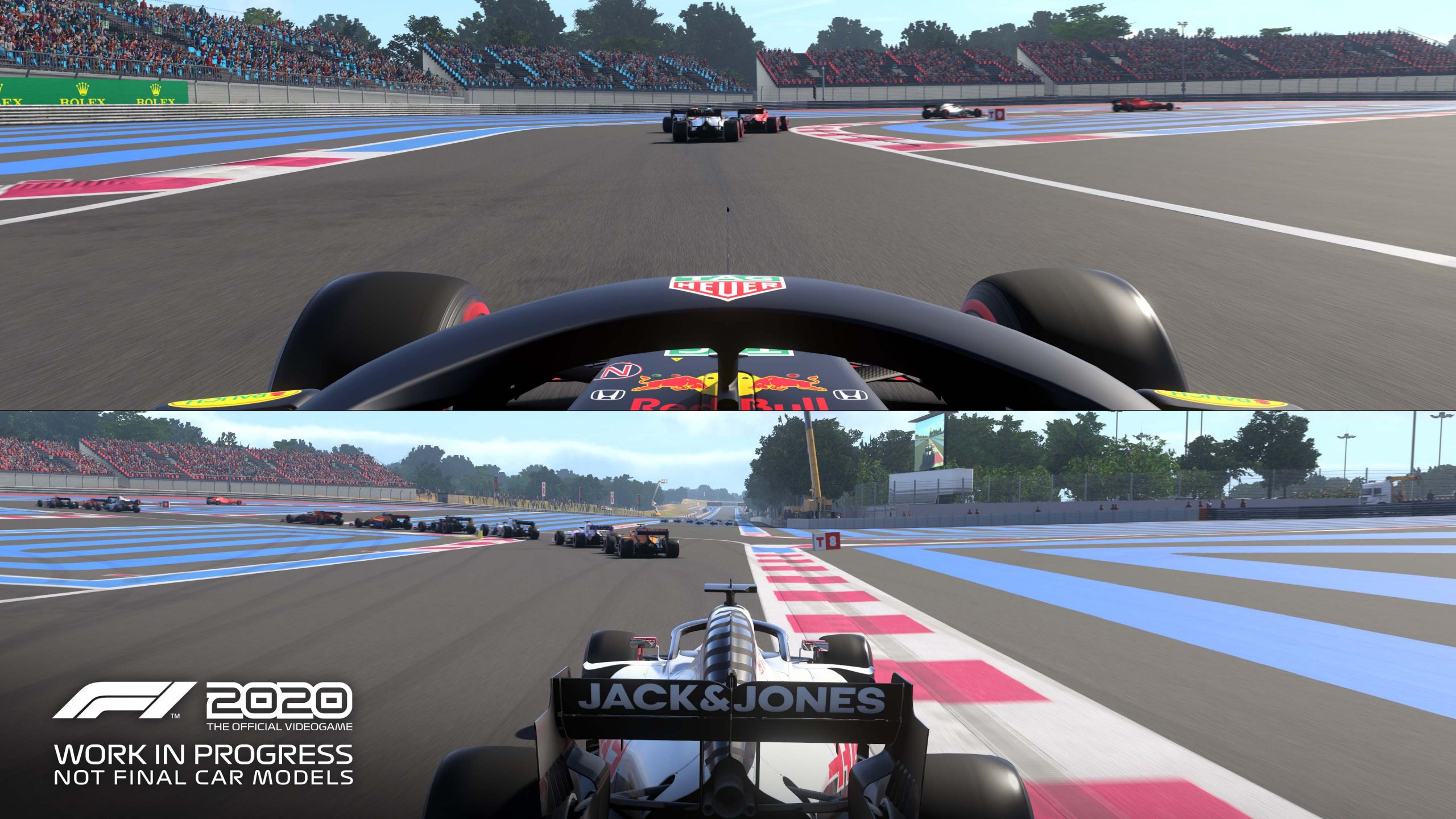Eerste split-screen-gameplay van F1 2020 te zien