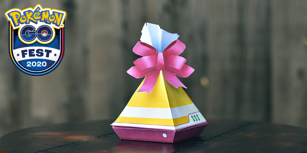 Pokémon GO Fest 2020 Print at Home kit, Pokémon GO Gifts