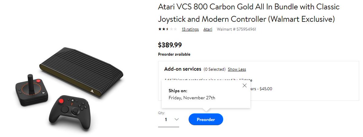 Atari VCS 800-releasedatum