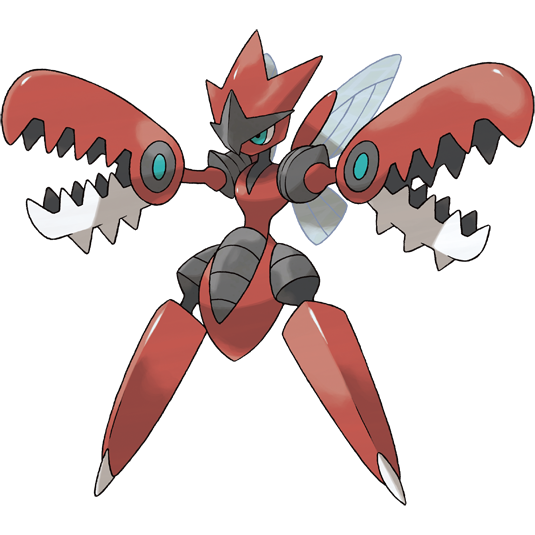 Counter overzicht om Mega Scizor te verslaan