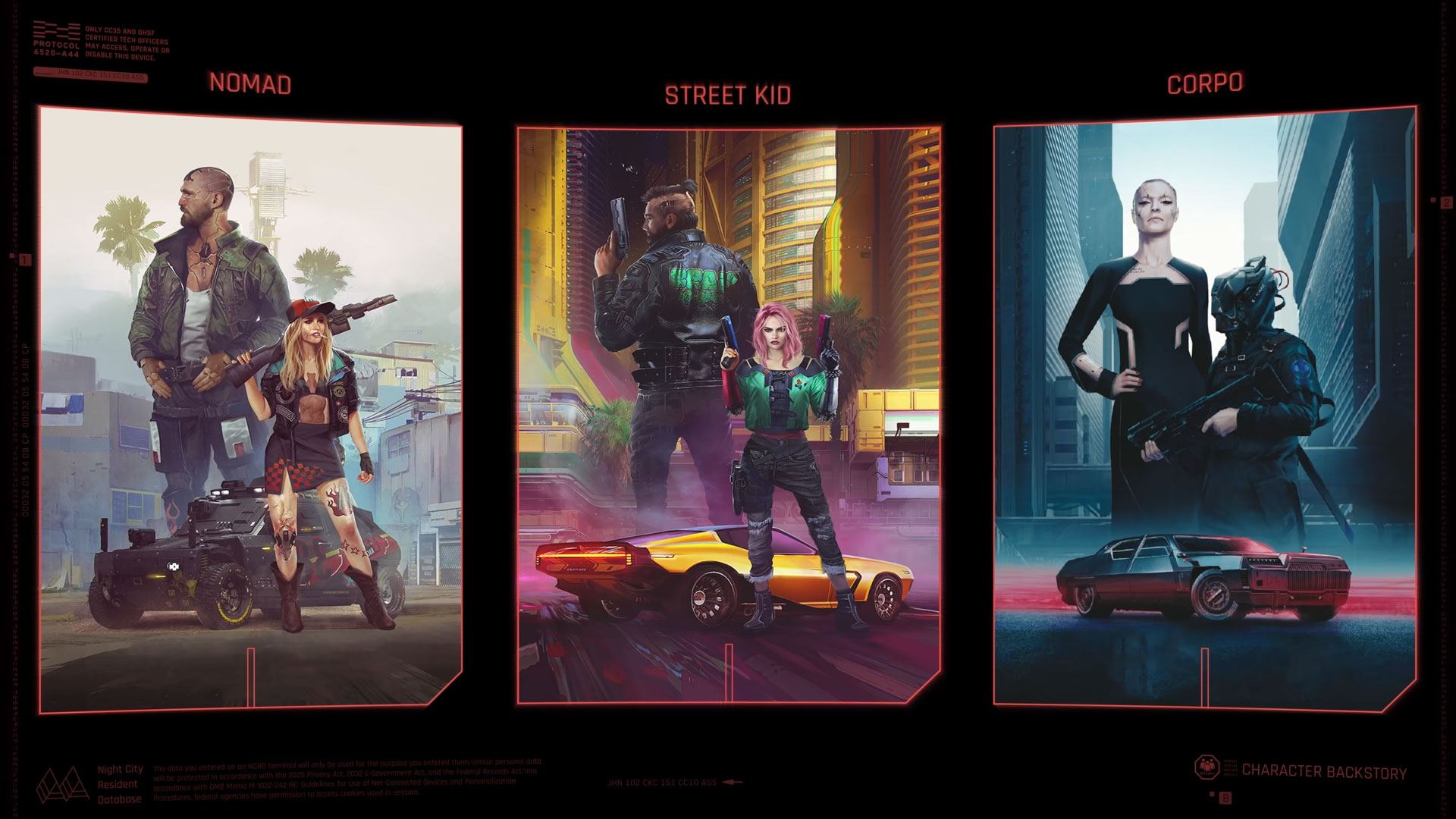 Cyberpunk 2077-lifepaths