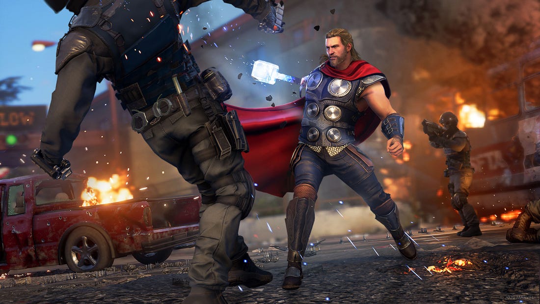 De superhelden verzamelen zich alvast voor lancering in de Marvel’s Avengers-launchtrailer