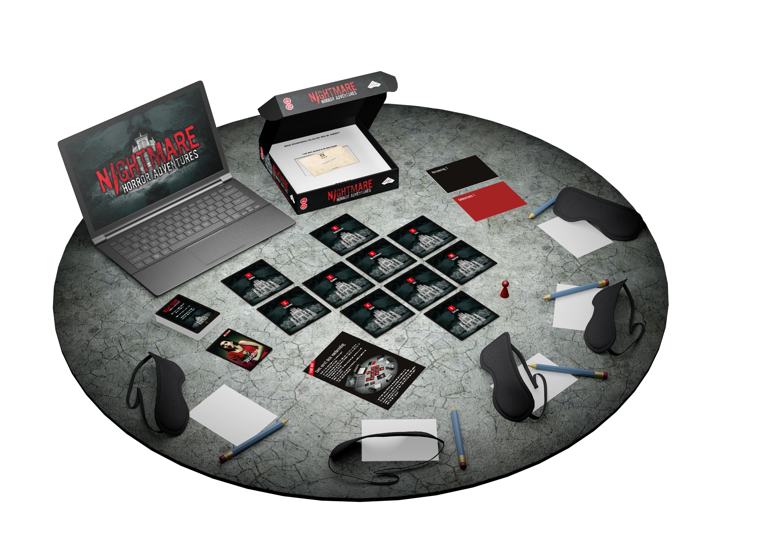Het bordspel Nightmare Horror Adventures verschijnt later dit jaar