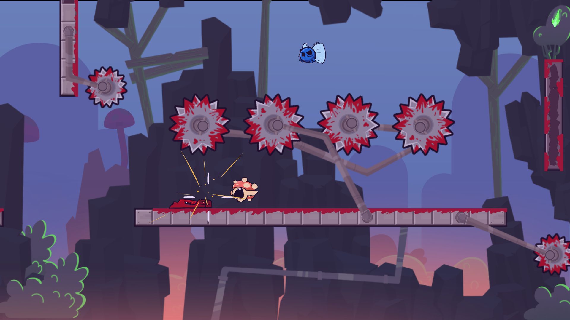Super Meat Boy Forever-gameplay