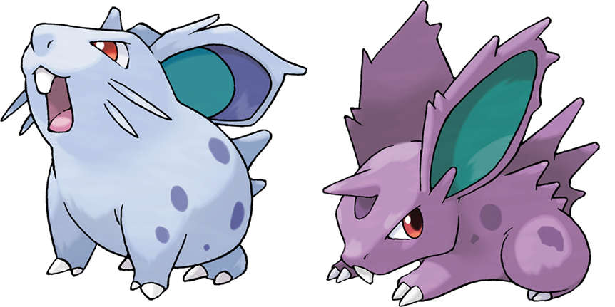 Bekijk beide Shiny Nidoran-families hier!