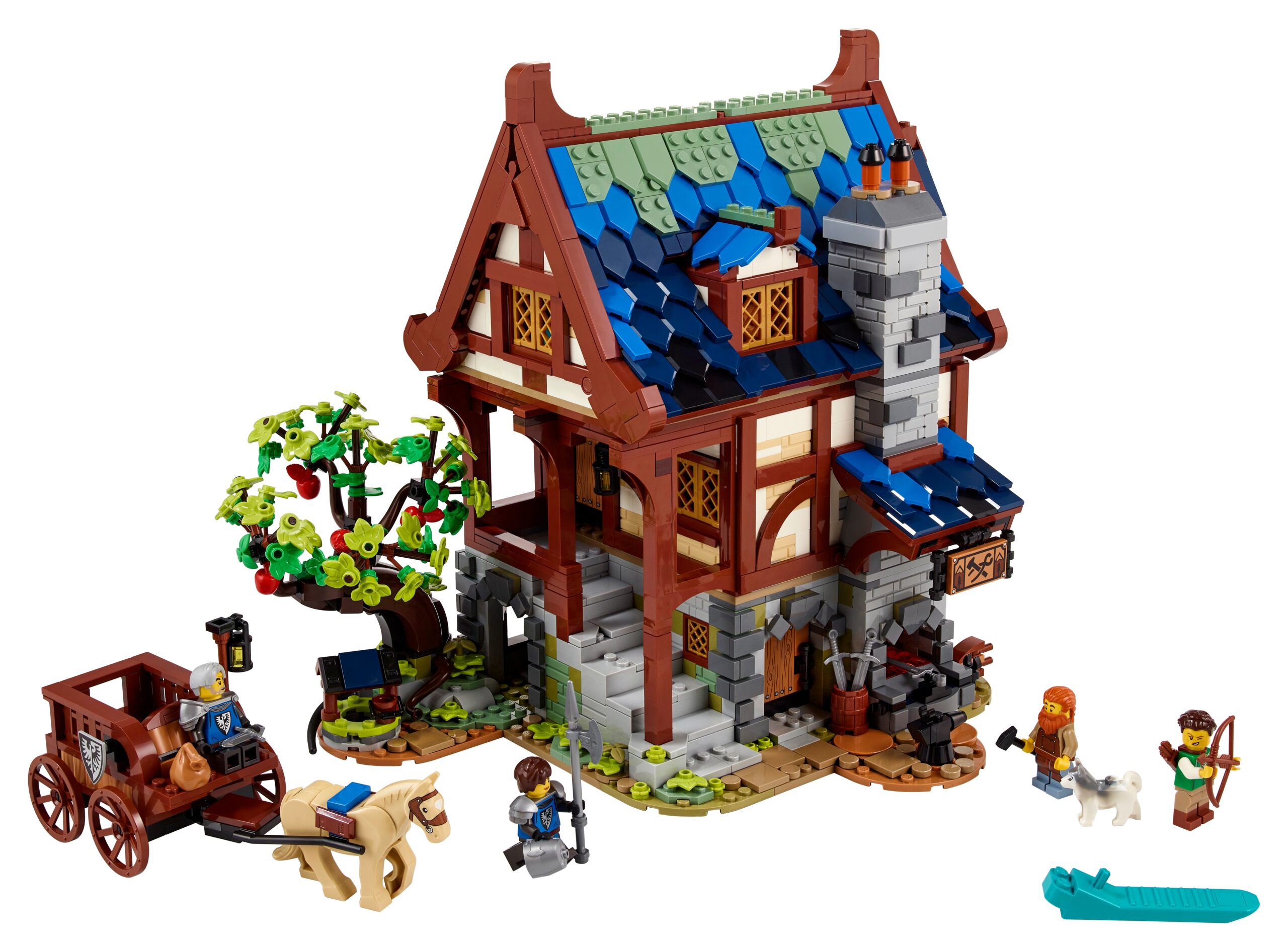 Bekijk de speciale LEGO Medieval Blacksmith-designervideo
