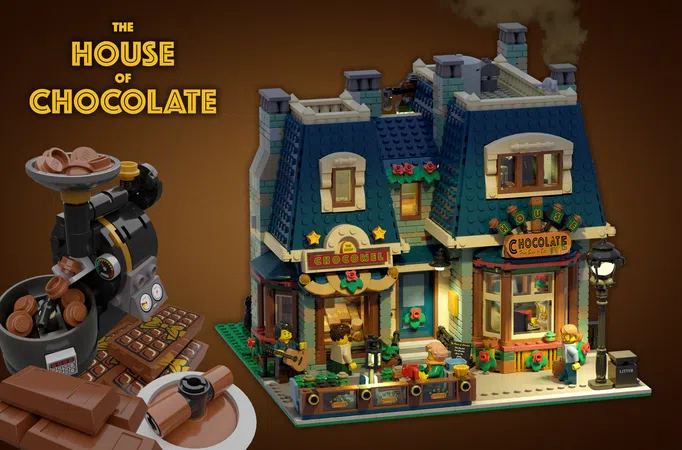 Al 10.000 supporters voor LEGO Ideas The House of Chocolate