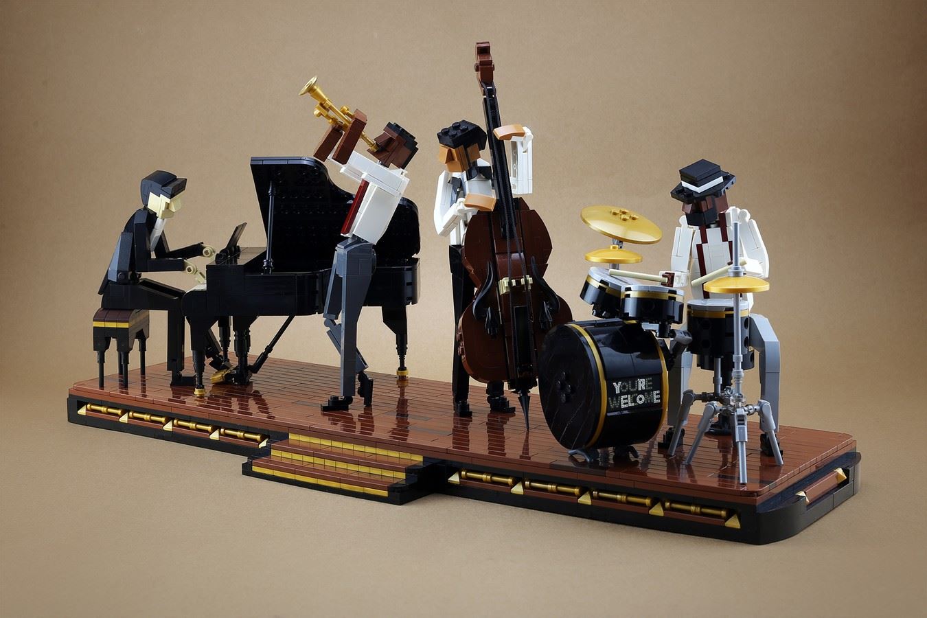 Jazz Quartet behaalt 10.000 supporters als LEGO Ideas-set