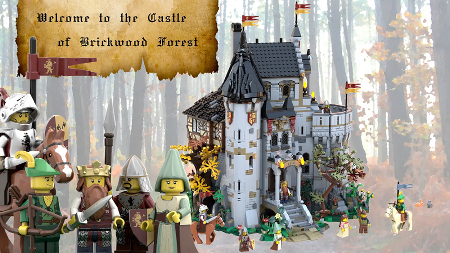 The Castle of Brickwood Forest-set behaalt 10.000 supports als LEGO Ideas-voorstel