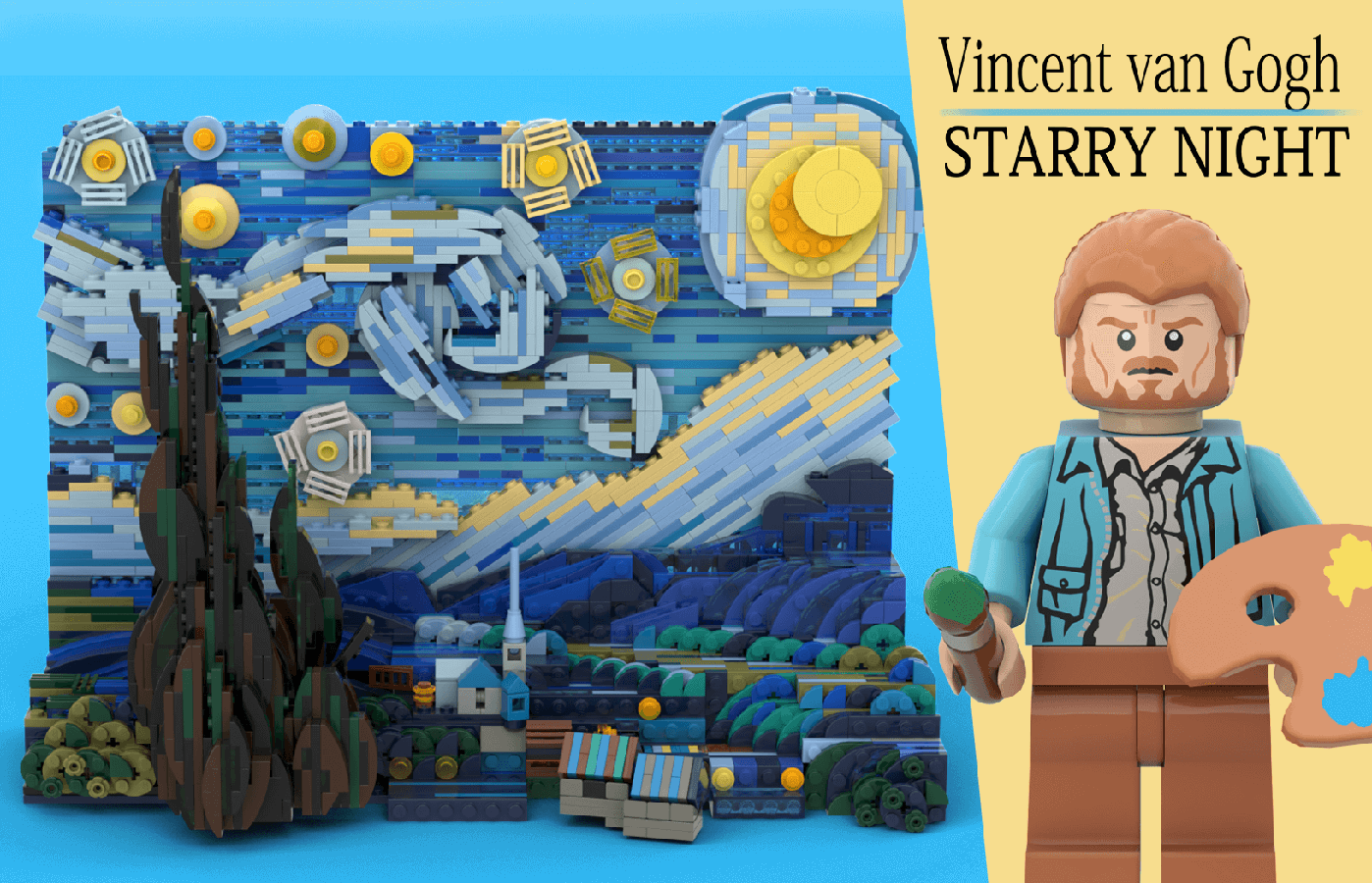 Vincent van Gogh: Sterrennacht wordt een nieuwe LEGO Ideas-set!