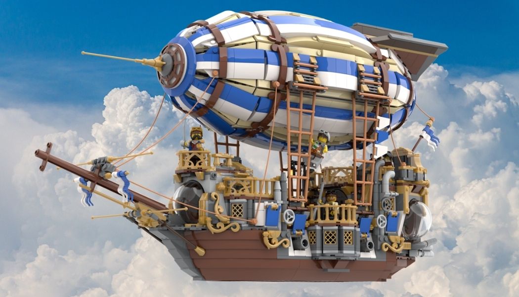 Steampunk Airship bereikt 10.000 supporters op LEGO Ideas
