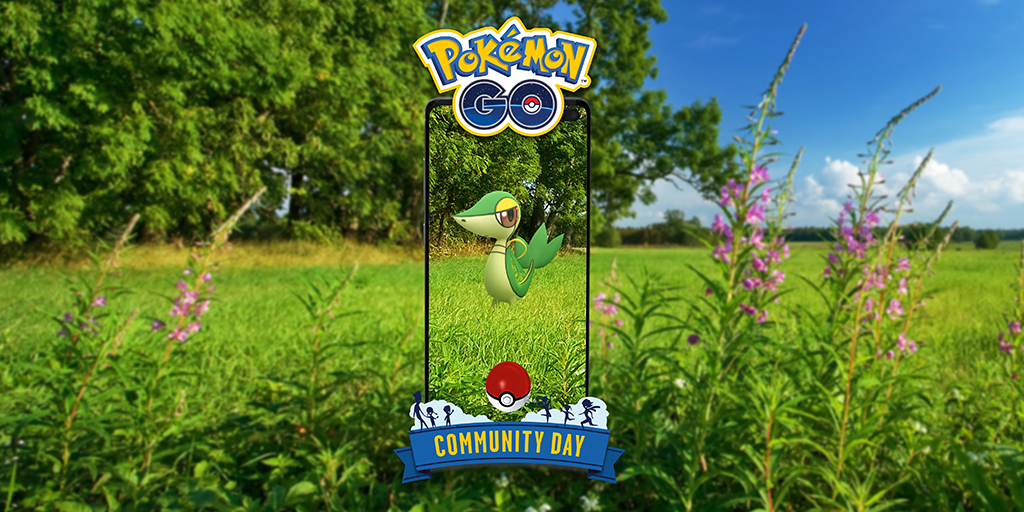 Snivy is de Pokémon tijdens de april Community Day
