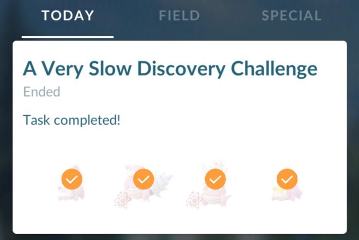a very slow discovery challenge