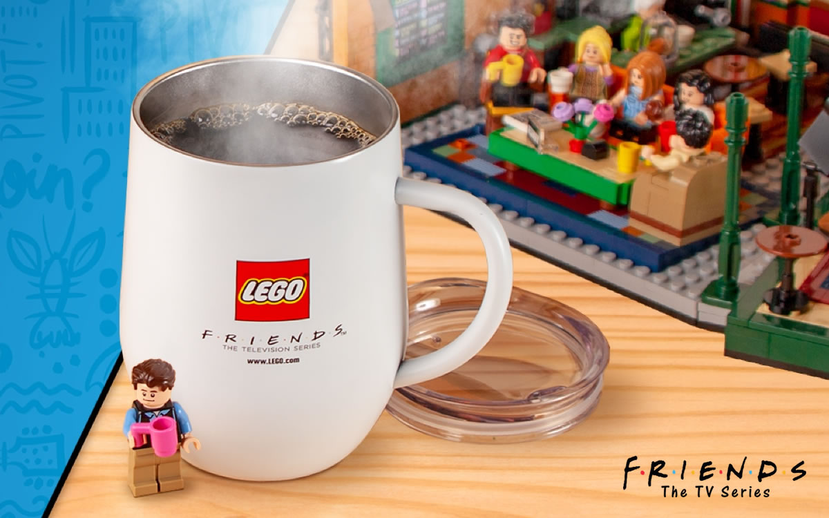 Ontvang nu een Friends-koffiemok gratis bij bestelling van LEGO Central Perk
