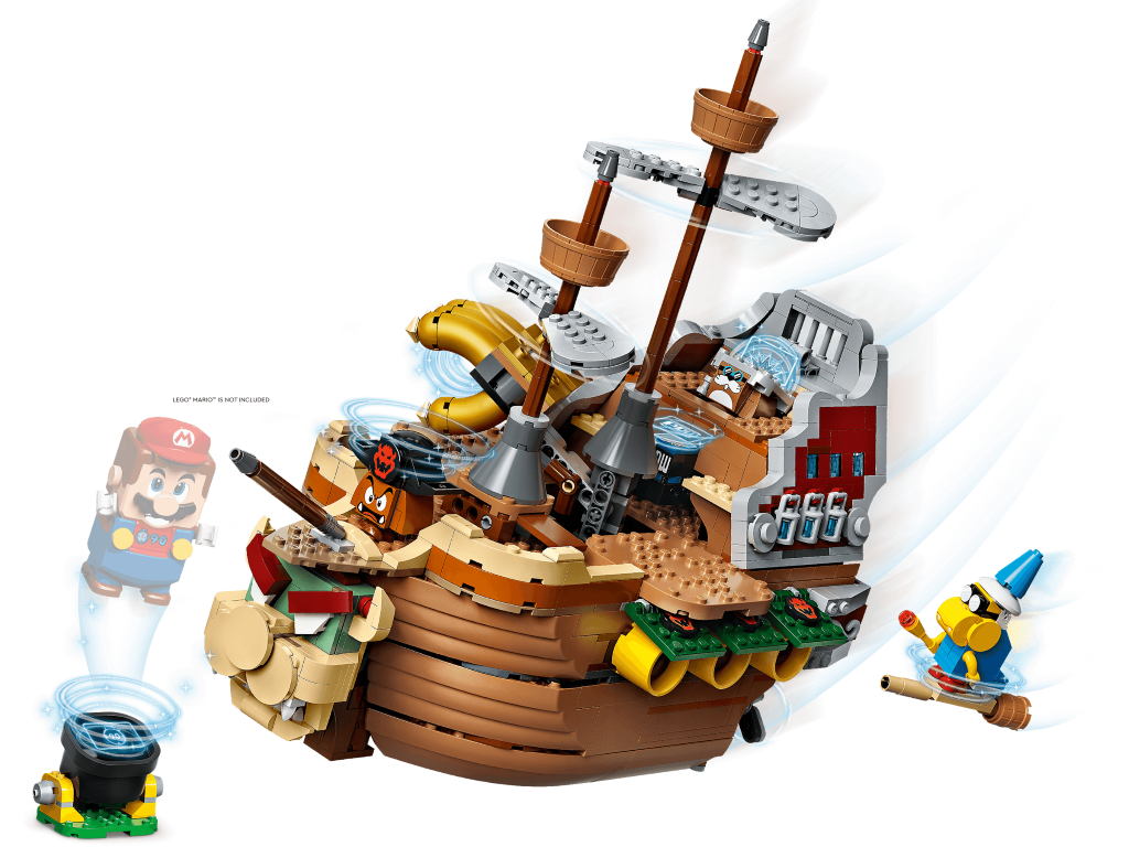 LEGO Super Mario – Bowser’s Luchtschip en meer formeel aangekondigd!