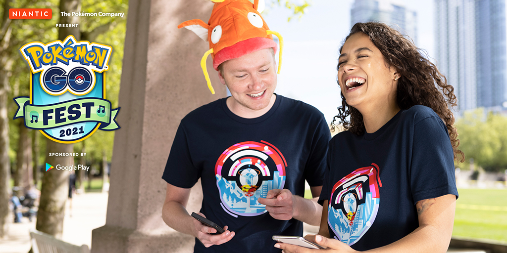 Pokémon GO Fest 2021 T-shirt, Pokémon GO Fest 2021-shirt, Pokémon GO Fest 2021 Avatar-items