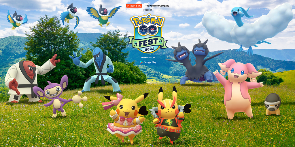 Dit zijn de Pokémon GO Fest Habitats op volgorde voor Nederland en België