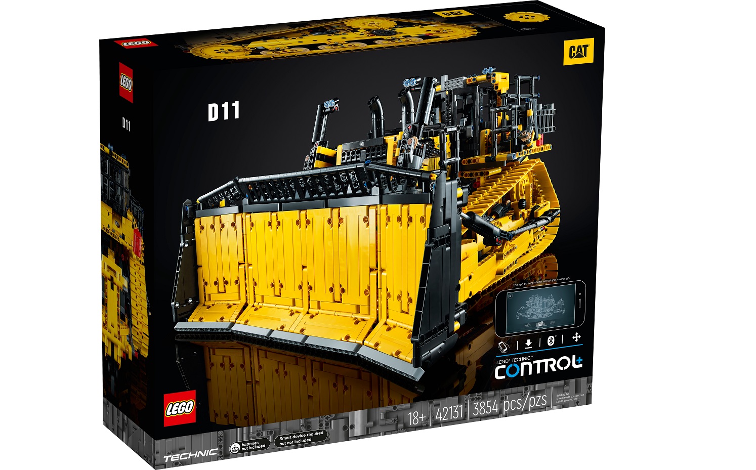 LEGO kondigt Cat D11 Bulldozer met app-besturing aan