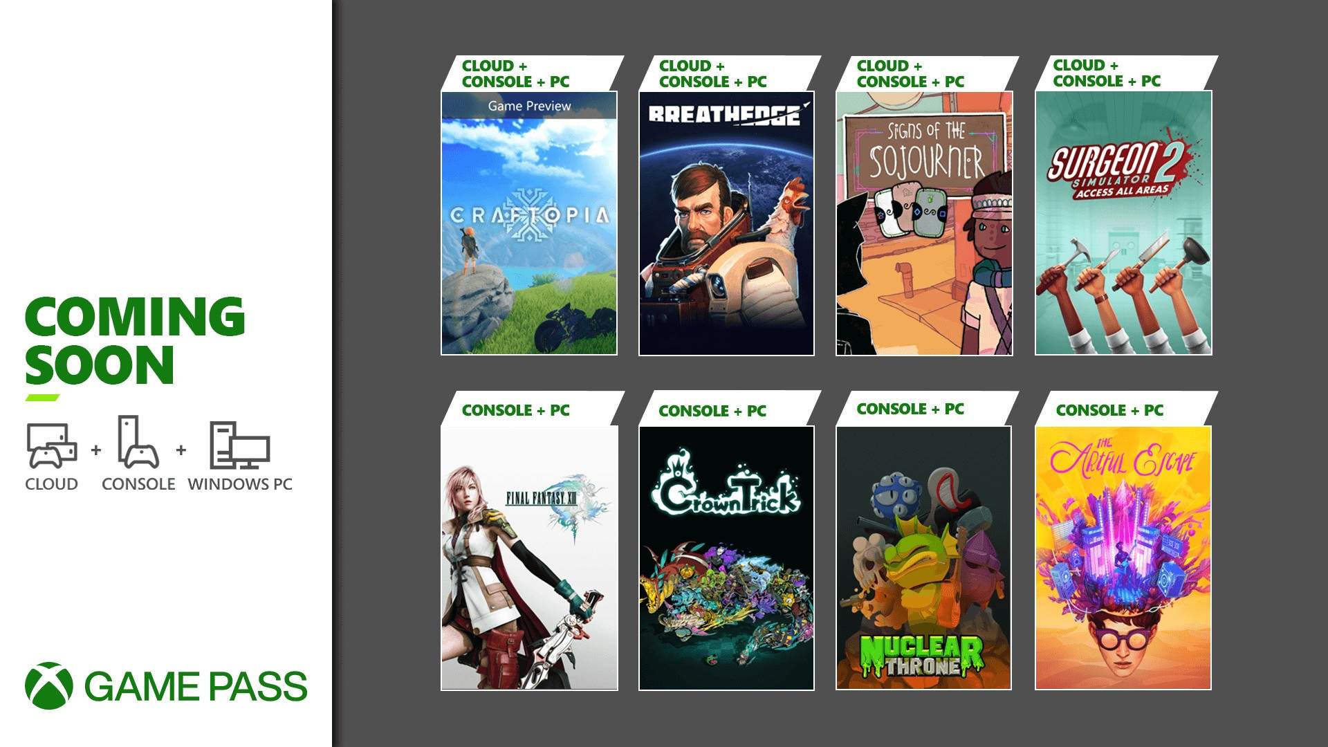 De eerste paar nieuwe Xbox Game Pass-titels september 2021 zijn bekend