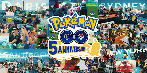 Niantic deelt speciale Pokémon GO 5th anniversary-video