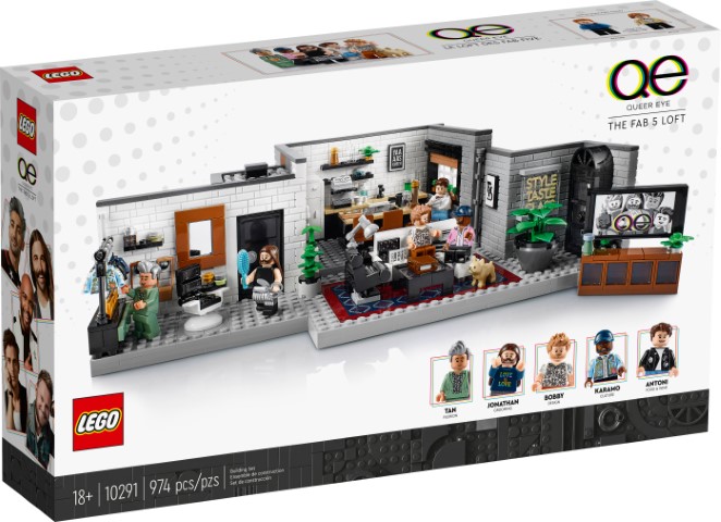 LEGO onthult de Queer Eye – The Fab 5 Loft-set via LEGO Maleisië