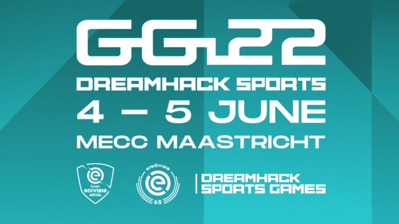 GG22 DreamHack Sports landt in MECC Maastricht op 4 en 5 juni 2022