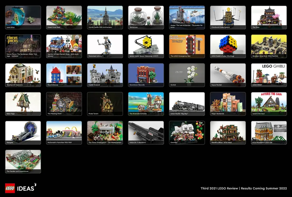 36 LEGO Ideas-projecten maken nog kans om gemaakt te gaan worden