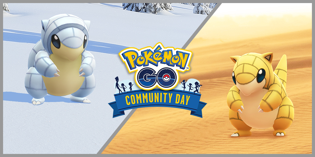 Bereid je voor op (Alolan) Sandshrew-Community Day in Pokémon GO