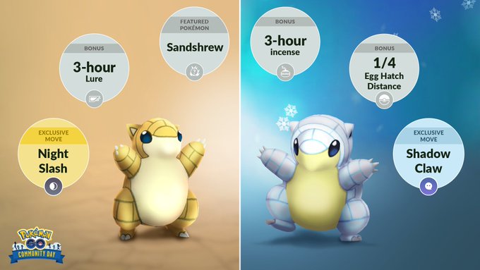 Shiny Sandshrew en Shiny Alolan Sandshrew zien er zo uit in Pokémon GO!