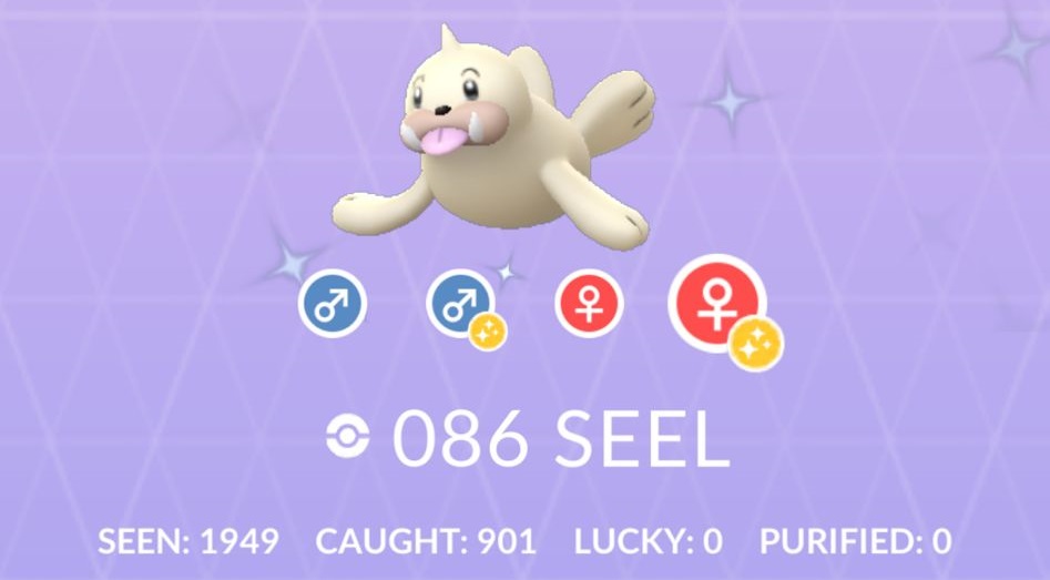 Shiny Seel-rate