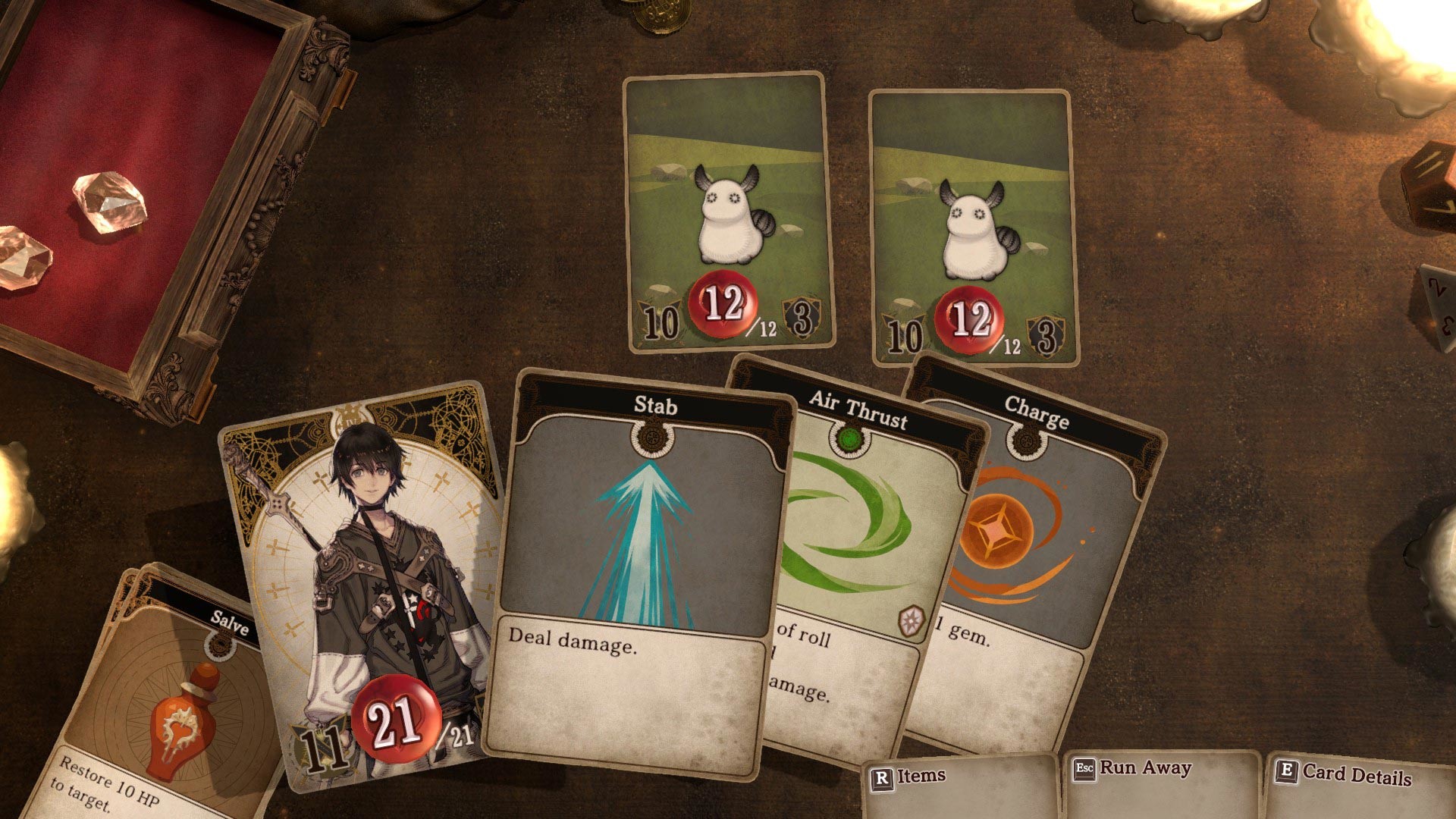 Voice of Cards: The Forsaken Maiden-gameplay