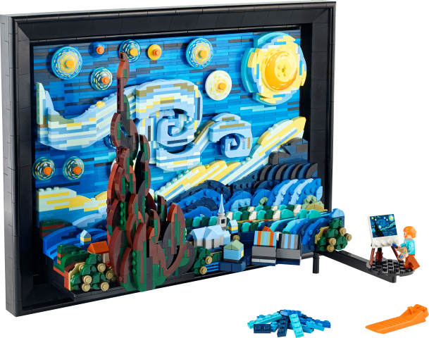 Bestel de LEGO Vincent van Gogh – De sterrennacht-set vanaf volgende week!