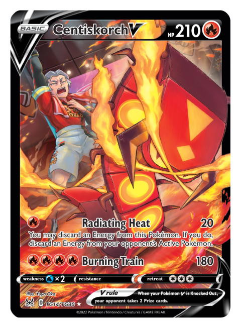 Sword & Shield - Lost Origin-kaart: Centiskorch V